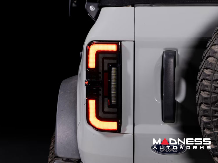 Ford Bronco Tail Lights - Low Profile - Morimoto - XB LED - Red